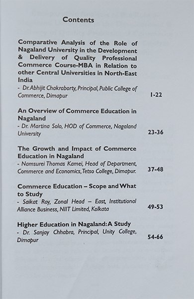 Tetso Interdisciplinary Journal Vol.2: Commerce Education in Nagaland - Image 2